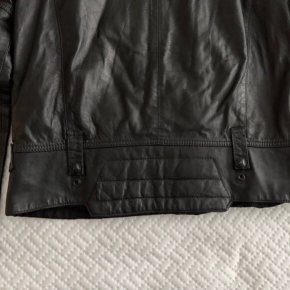 G-Star Biker Leather Jacket - Picture 10 of 13